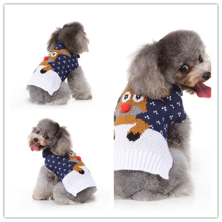 Pet Dog Sweater - Red (3style) Festive Paws