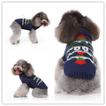 Pet Sweater - Blue striped pattern(4style) Festive Paws