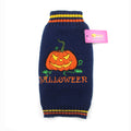 Pumpkin Dog Sweater - Orange & Black Pumpkin Festive Paws
