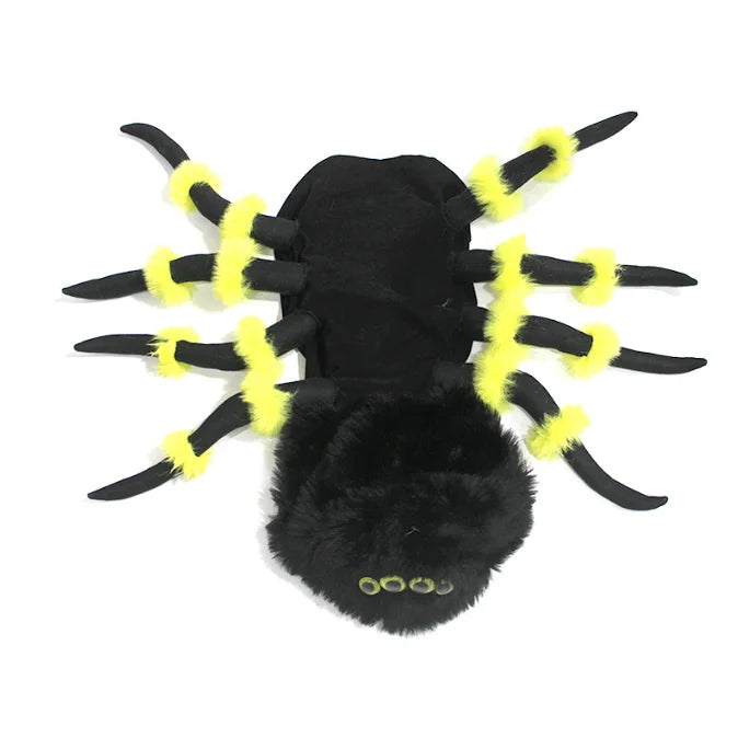 Yellow Spider Costume Dog