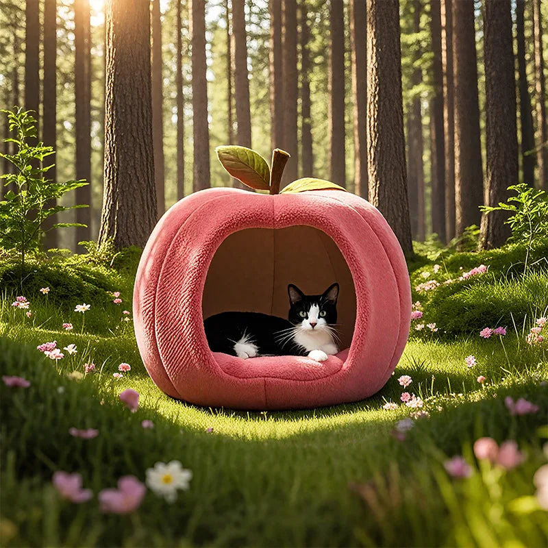 Apple Style Pet Bed Festive Paws