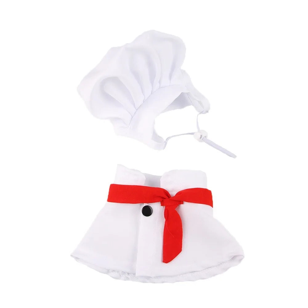 Pet Accessories Cute Pet Cooking King Hat Comfortable Stylish Cat Transformation Dress Adjustable Chef Hat Set Pet Events Festive Paws
