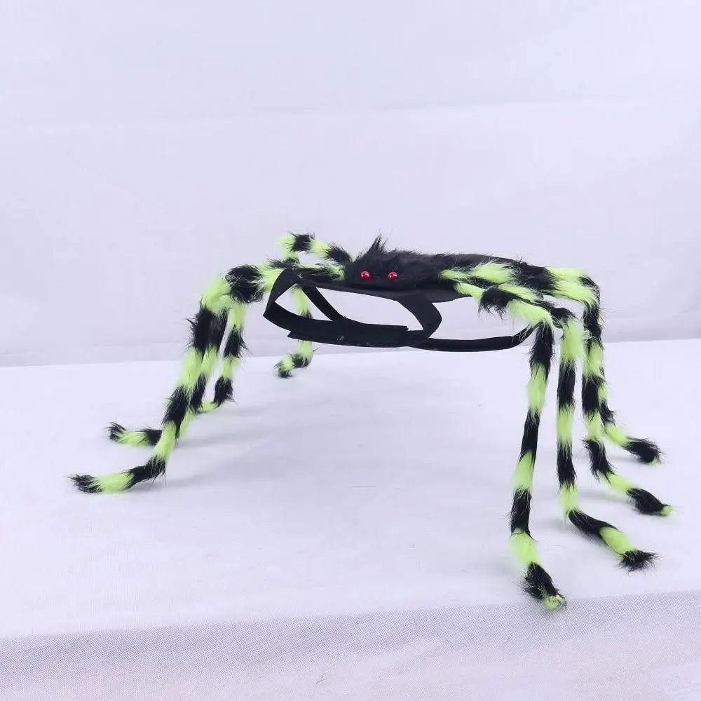 Furry Pet Spider Costume Small Medium Size Costume Cat Dog Cosplay Costume Cloth Spider Design Halloween Party Dress Up Festive Paws
