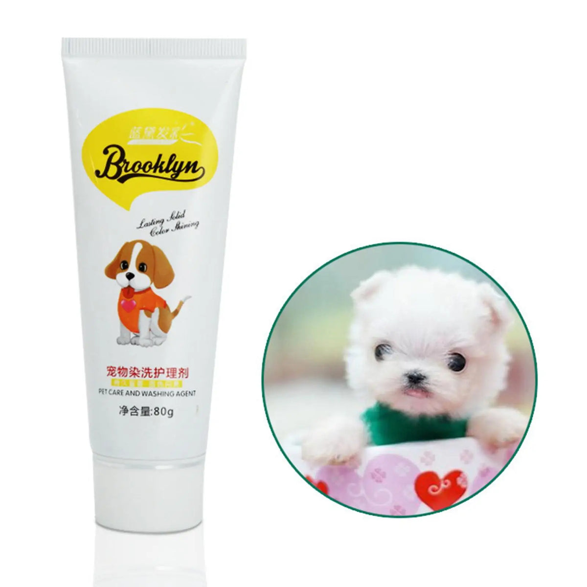 Dog Hair Dye Safely Grooming Lightweight Pet Care Professional Hair Dye Coloring Festive Paws
