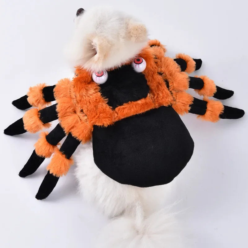 Halloween Pet Dog Clothes Transformed Pet Apparel and Wig for Holiday Party Pet Supplies Funny Bloody Doll With Knife Dog Costum Festive Paws