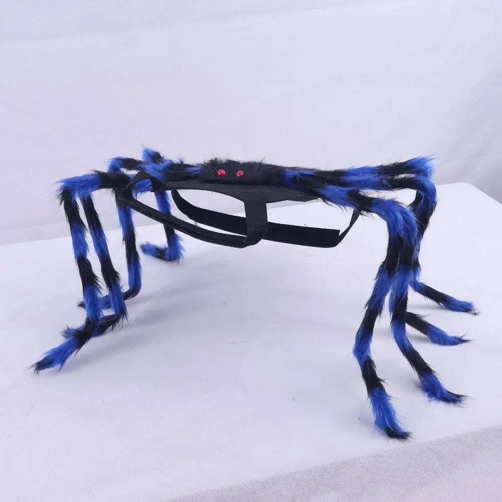 Furry Pet Spider Costume Small Medium Size Costume Cat Dog Cosplay Costume Cloth Spider Design Halloween Party Dress Up Festive Paws