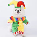 Halloween Pet Dog Clothes Transformed Pet Apparel and Wig for Holiday Party Pet Supplies Funny Bloody Doll With Knife Dog Costum Festive Paws