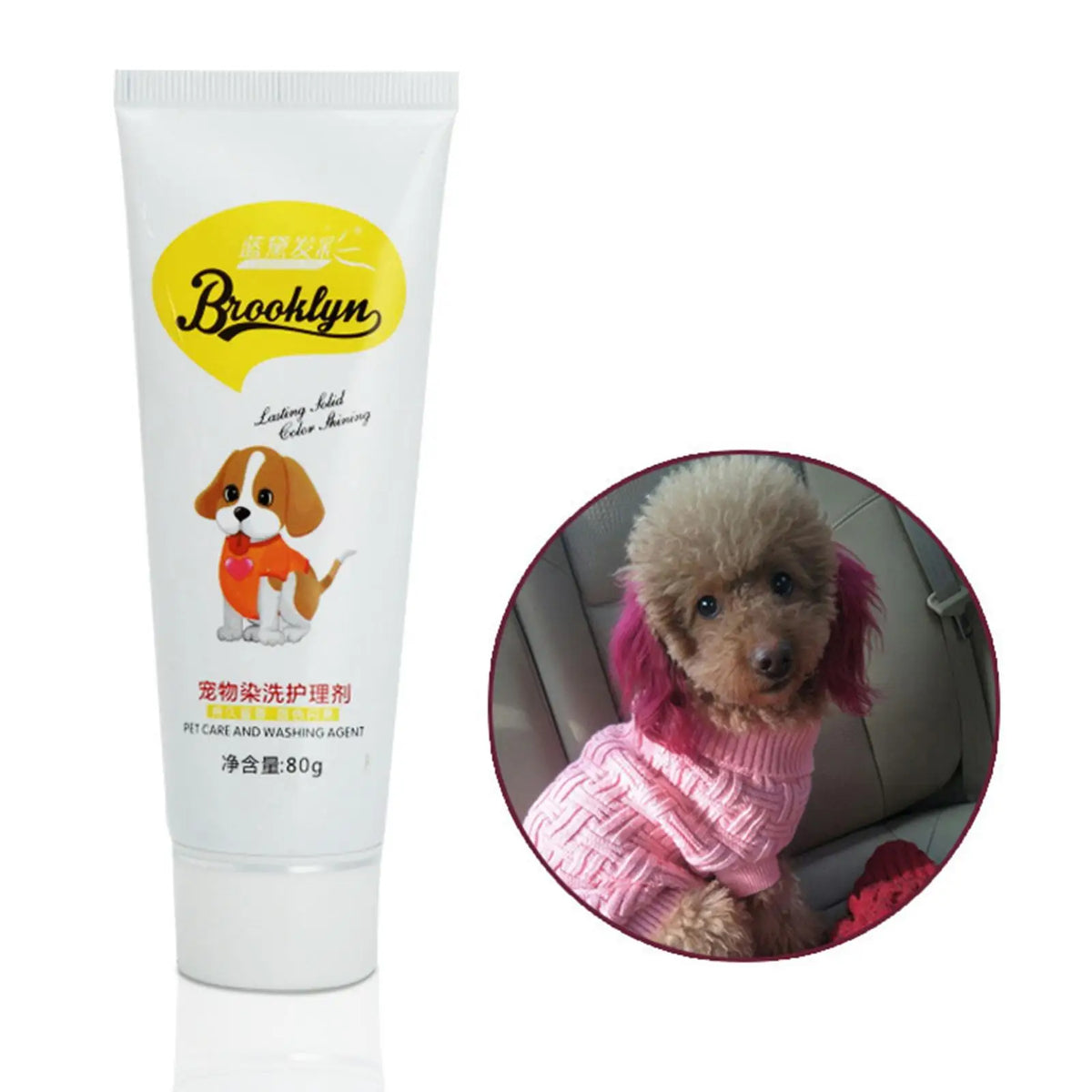 Dog Hair Dye Safely Grooming Lightweight Pet Care Professional Hair Dye Coloring Festive Paws