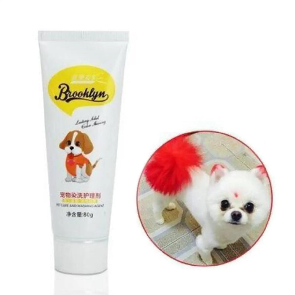 Dog Hair Dye Safely Grooming Lightweight Pet Care Professional Hair Dye Coloring Festive Paws