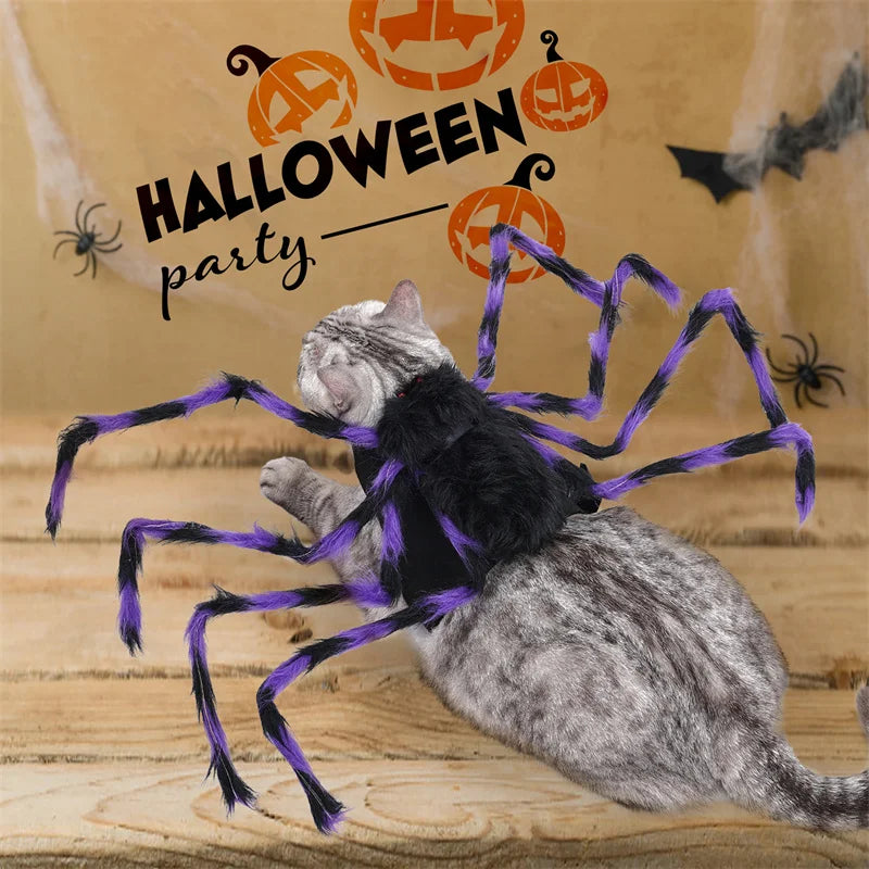 Halloween Dog Cat Clothes Pet Cosplay Funny Spider Costume Halloween Party Costumes for Small Medium Dog Cat Costumes ropa para Festive Paws