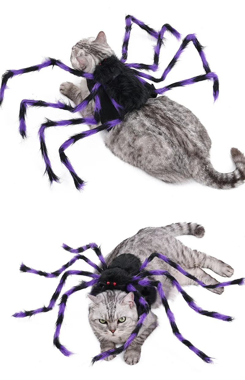 Halloween Dog Cat Clothes Pet Cosplay Funny Spider Costume Halloween Party Costumes for Small Medium Dog Cat Costumes ropa para Festive Paws