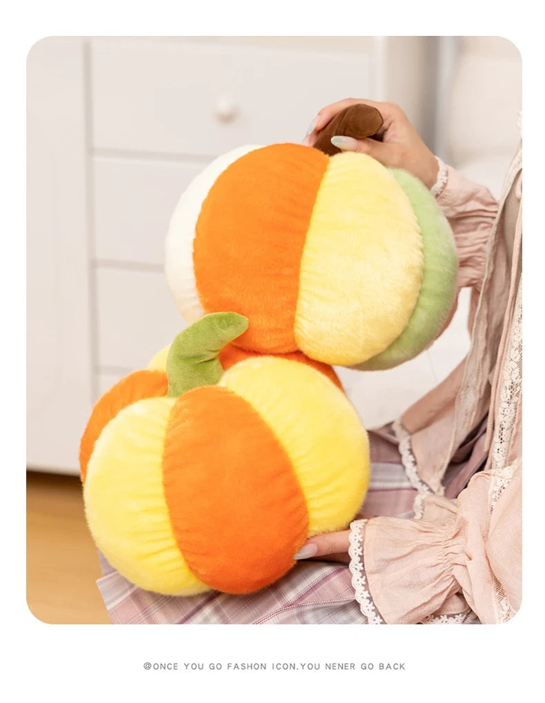 Fun Cute Halloween Orange Pumpkin Plush Toy Pillow Bat Ghost House Vampire Plush Toy Home Decoration Gift For Children Festive Paws