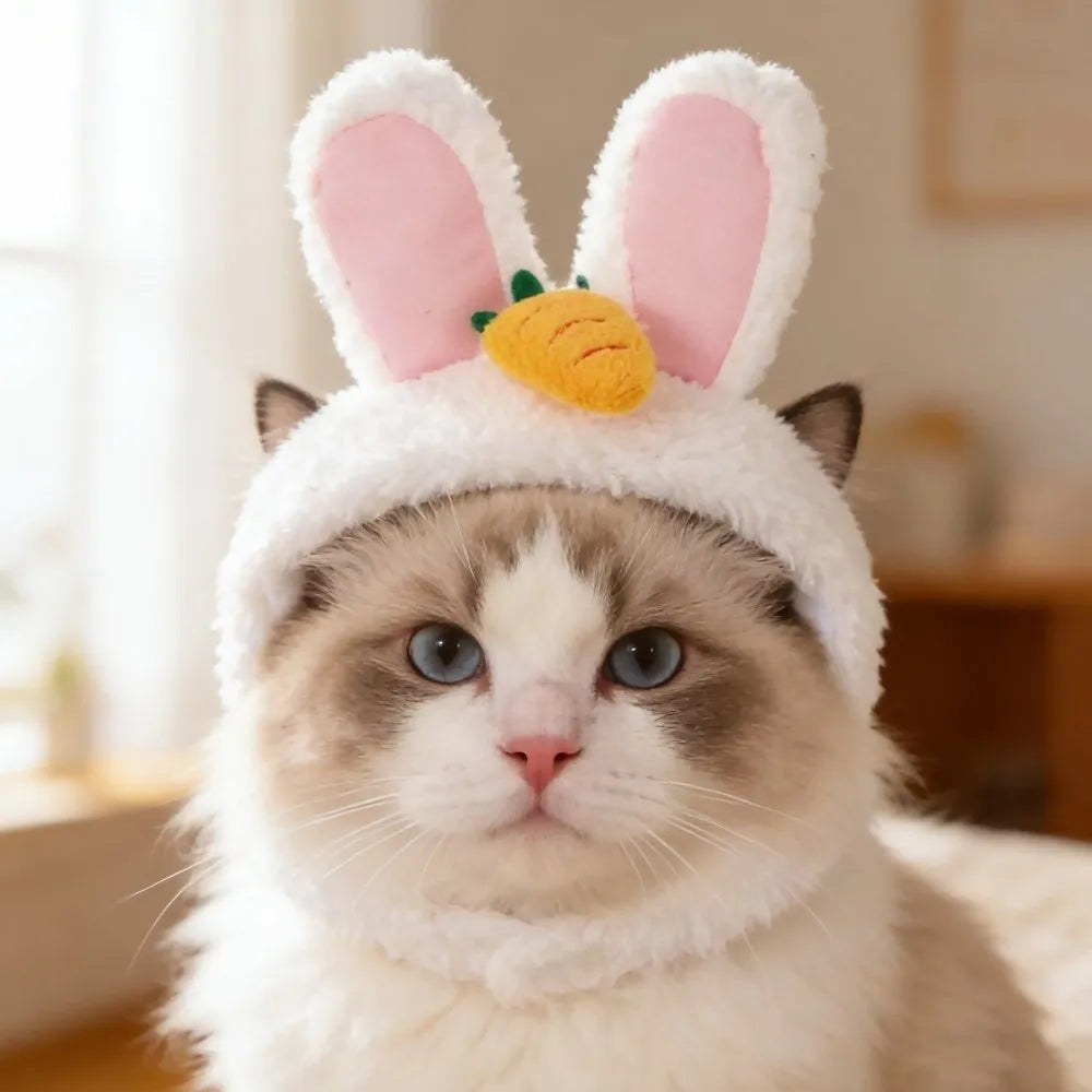 Easter Bunny Cat Hat - Style 1 Festive Paws