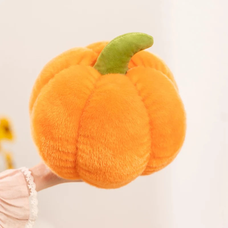 Fun Cute Halloween Orange Pumpkin Plush Toy Pillow Bat Ghost House Vampire Plush Toy Home Decoration Gift For Children Festive Paws