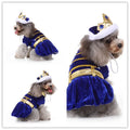 Halloween Christmas Outfits for Small Medium Dogs Cosplay Prince Fancy Yorkshire Cat Clothing Witch Cloak Butterfly Puppy Dress Festive Paws