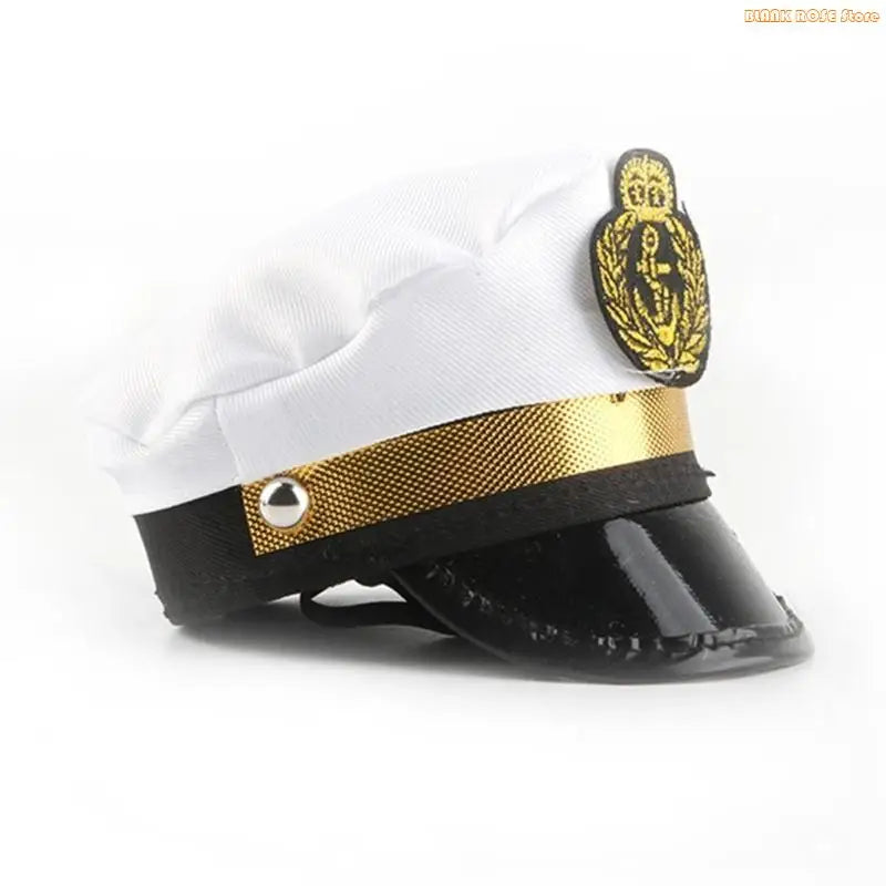 K1AE Christmas Pet Hat Captain Pirate Hat for Dog Dress Up Pet Supplies Festive Paws
