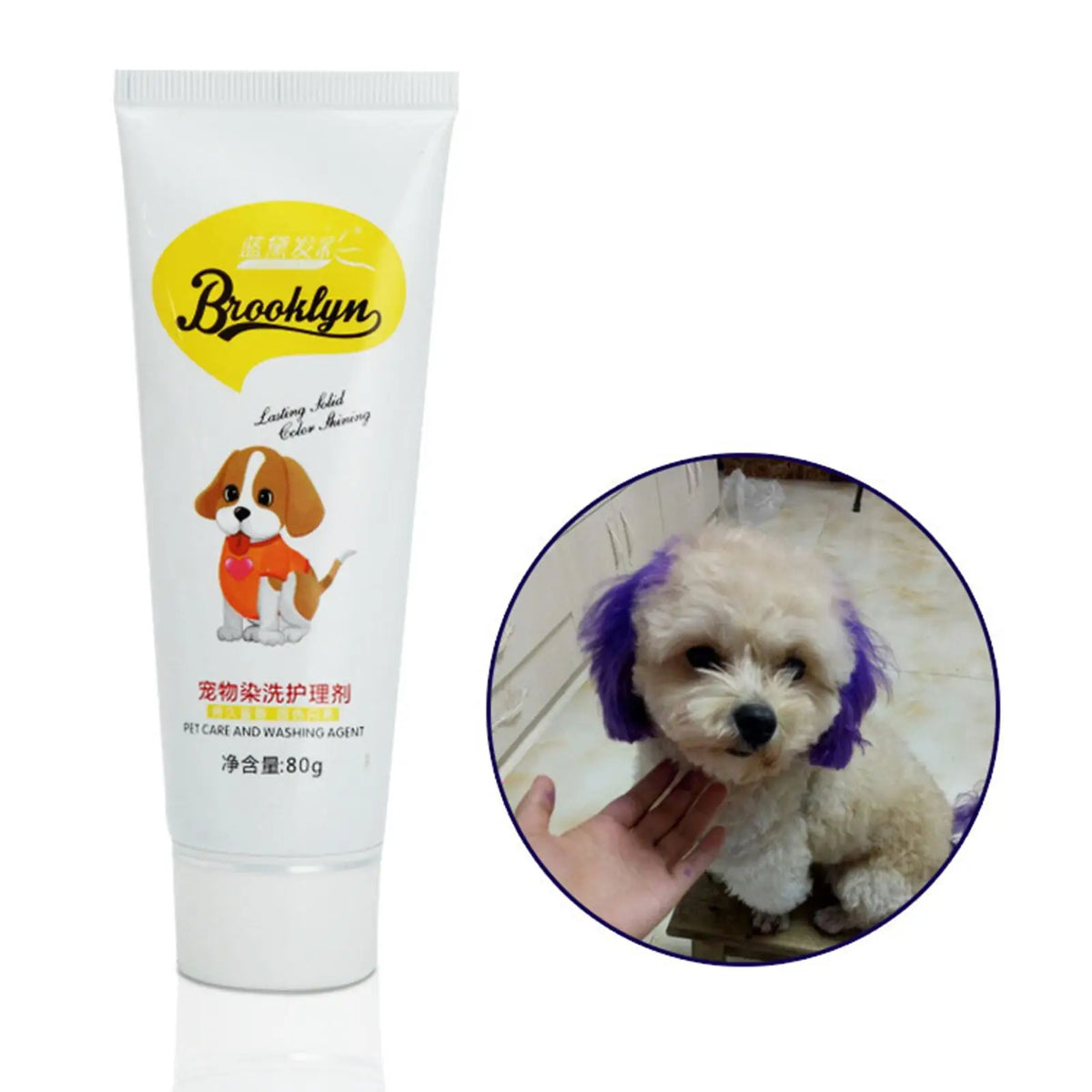 Dog Hair Dye Safely Grooming Lightweight Pet Care Professional Hair Dye Coloring Festive Paws
