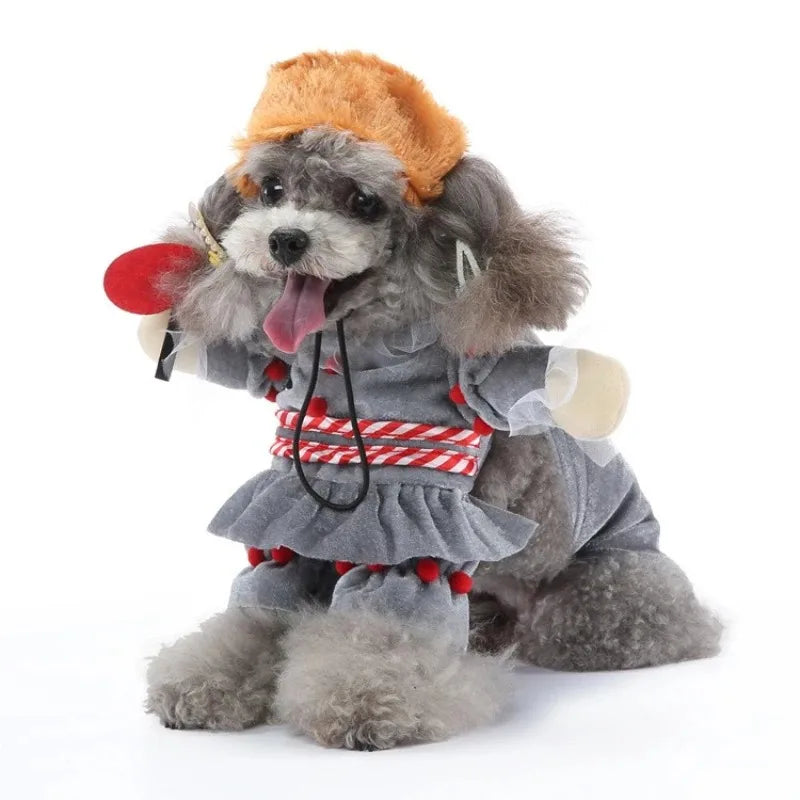 Hot Pet Clothes Autumn Winter Christmas Halloween Standing Dress Fashion Creative Costume Dog Costume Halloween Dog Cute Clothes Festive Paws