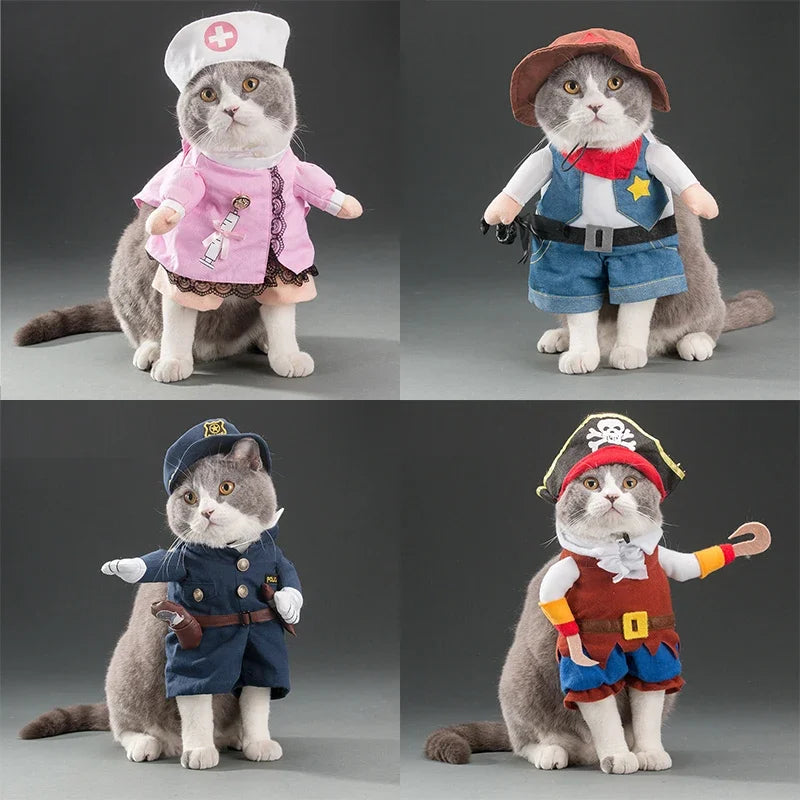 Nurse cat costume