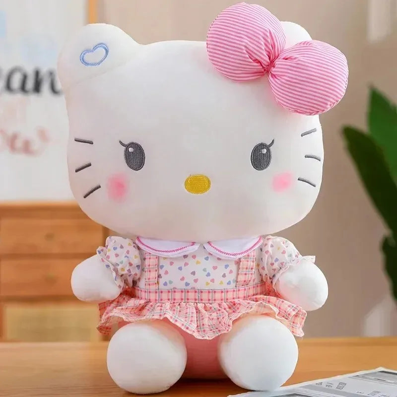 -2026 New Kawaii 25cm Sanrio Plush Toy Jade Dog Kuromi Dressing Doll Doll Plush Toy Stuffed Animal Patung Dolls Birthday Gift Festive Paws
