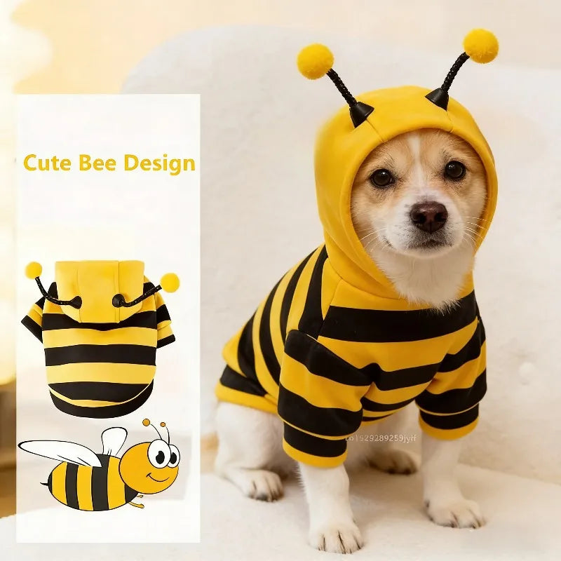 Bee Pet Costume Dog Hoodie
