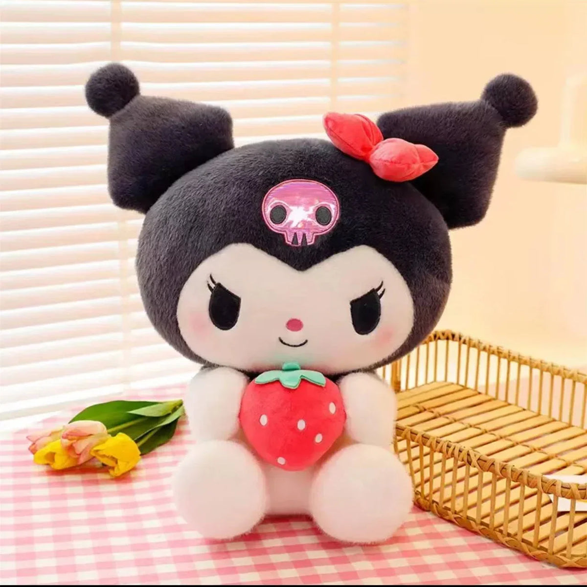 -2026 New Kawaii 25cm Sanrio Plush Toy Jade Dog Kuromi Dressing Doll Doll Plush Toy Stuffed Animal Patung Dolls Birthday Gift Festive Paws