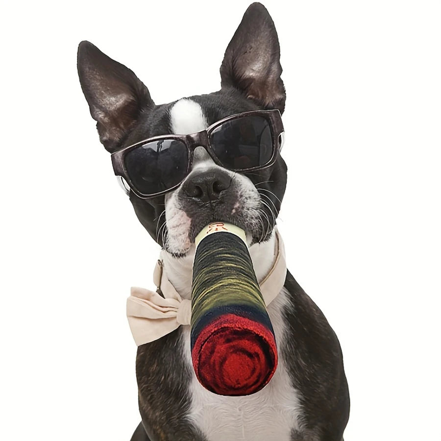 Plush Squeaky Toys for Medium, Small and Large - Cool Stuffed Cute Gifts for Dog Birthday Festive Paws