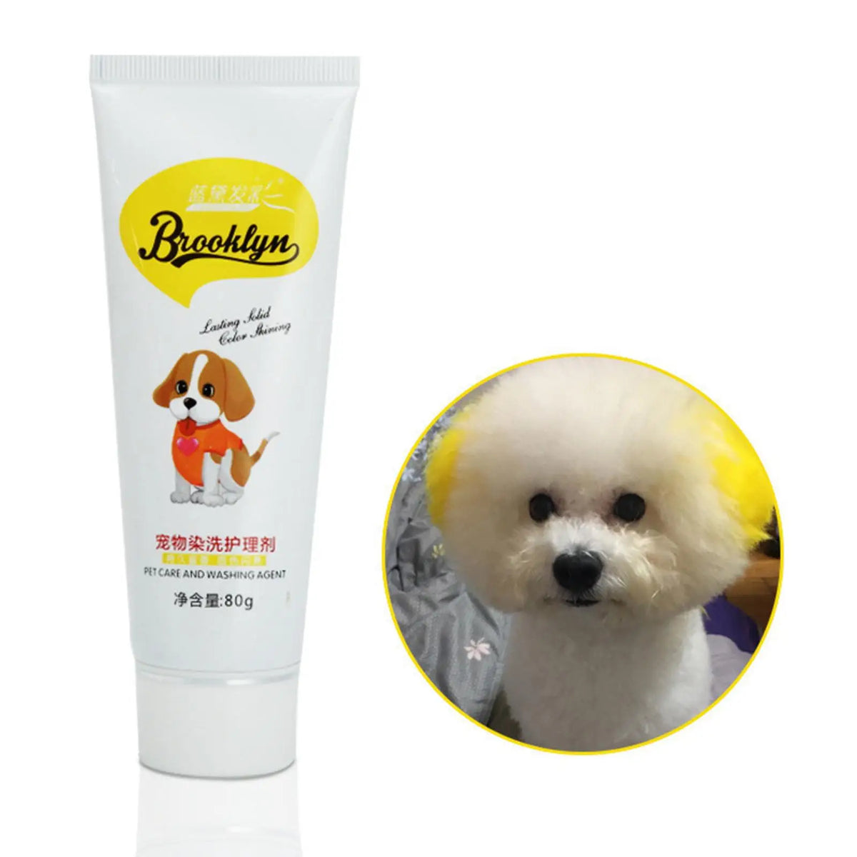 Dog Hair Dye Safely Grooming Lightweight Pet Care Professional Hair Dye Coloring Festive Paws