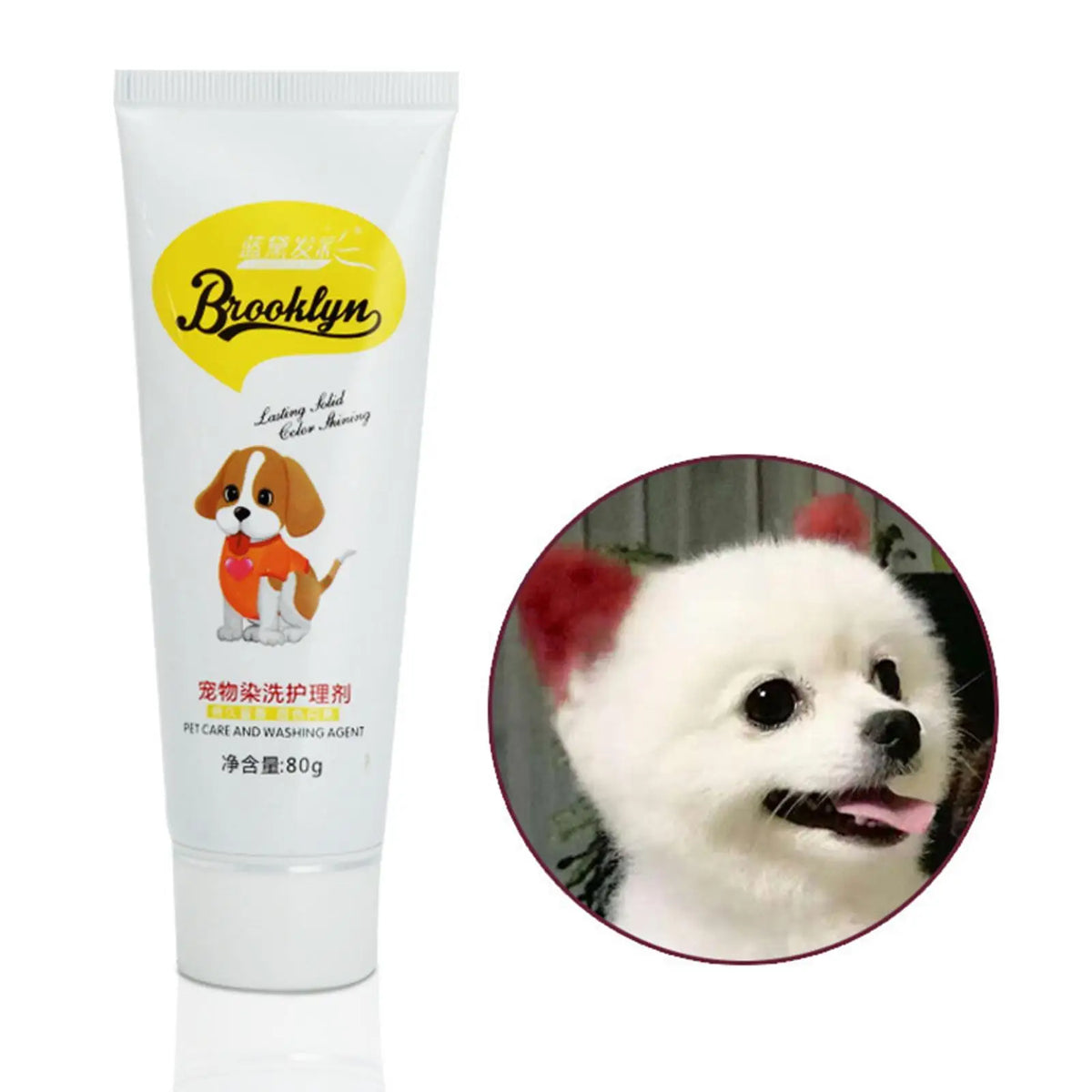 Dog Hair Dye Safely Grooming Lightweight Pet Care Professional Hair Dye Coloring Festive Paws