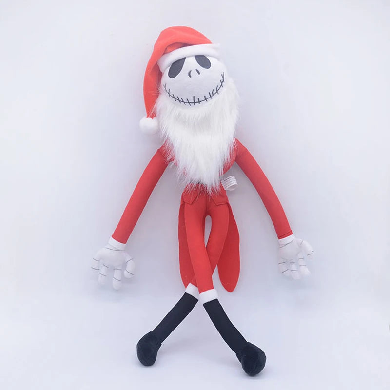 25cm Cartoon Anime Halloween The Nightmare Before Christmas Horror Pumpkin Skeleton Composite Plush Doll Toy Children Kids Gift Festive Paws
