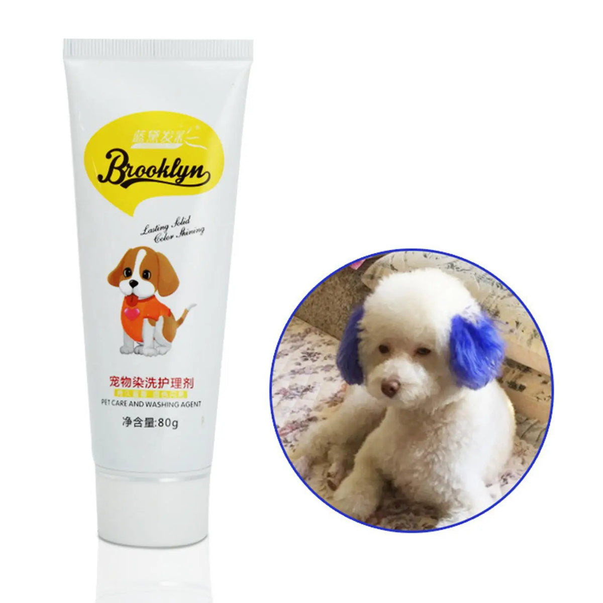 Dog Hair Dye Safely Grooming Lightweight Pet Care Professional Hair Dye Coloring Festive Paws