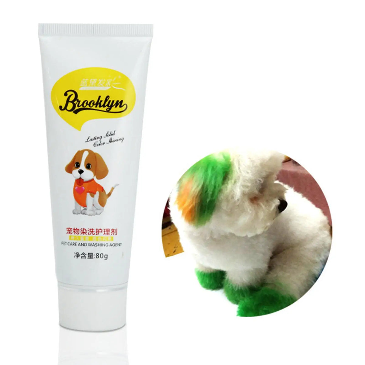 Dog Hair Dye Safely Grooming Lightweight Pet Care Professional Hair Dye Coloring Festive Paws