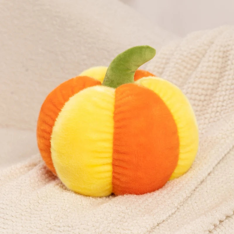 Fun Cute Halloween Orange Pumpkin Plush Toy Pillow Bat Ghost House Vampire Plush Toy Home Decoration Gift For Children Festive Paws