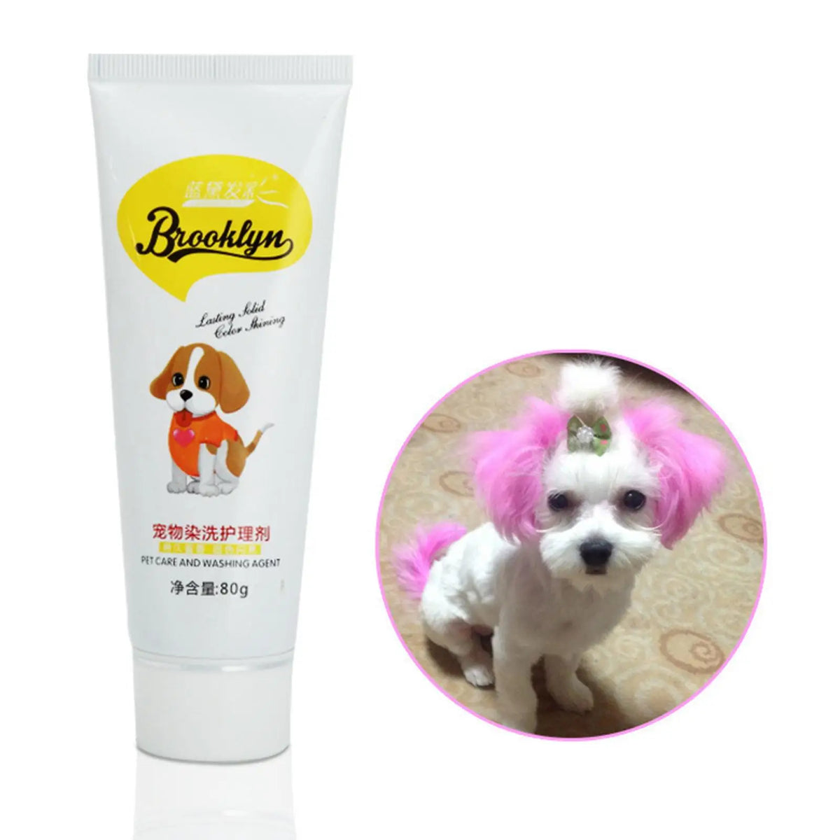 Dog Hair Dye Safely Grooming Lightweight Pet Care Professional Hair Dye Coloring Festive Paws