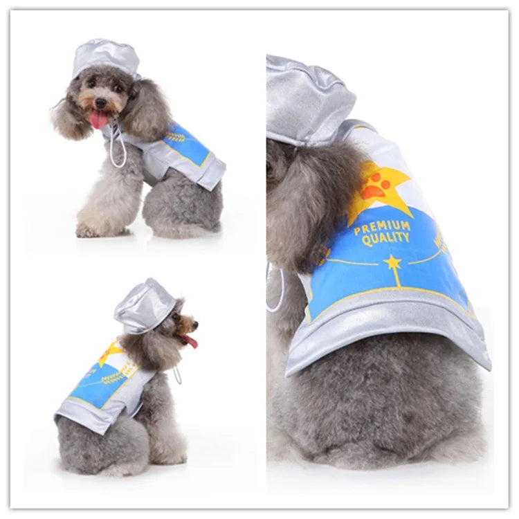 Halloween Christmas Outfits for Small Medium Dogs Cosplay Prince Fancy Yorkshire Cat Clothing Witch Cloak Butterfly Puppy Dress Festive Paws