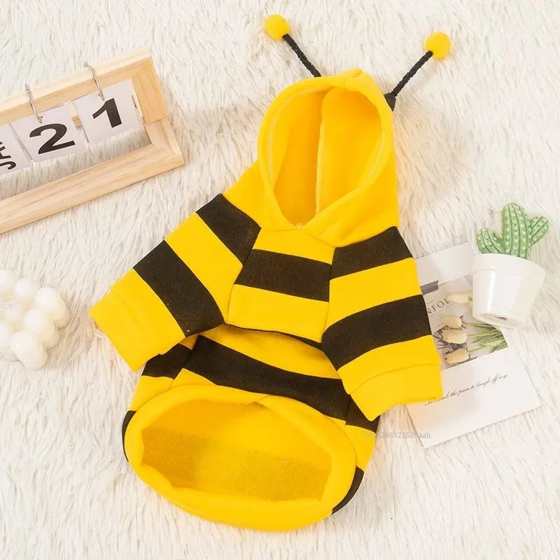 Bee Pet Costume Dog Hoodie