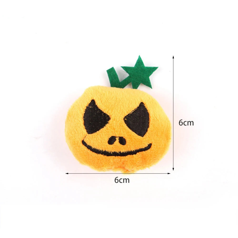 20 Styles Assorted Halloween Cat Toy Accessories Set Multiple Plush Interactive Cat Wand Spider Feather Pet Toys Festive Paws
