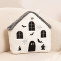 Fun Cute Halloween Orange Pumpkin Plush Toy Pillow Bat Ghost House Vampire Plush Toy Home Decoration Gift For Children Festive Paws