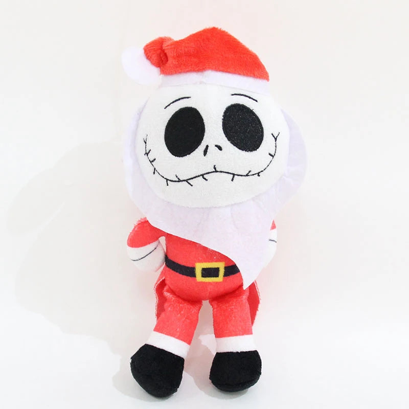 25cm Cartoon Anime Halloween The Nightmare Before Christmas Horror Pumpkin Skeleton Composite Plush Doll Toy Children Kids Gift Festive Paws