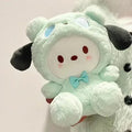 -2026 New Kawaii 25cm Sanrio Plush Toy Jade Dog Kuromi Dressing Doll Doll Plush Toy Stuffed Animal Patung Dolls Birthday Gift Festive Paws