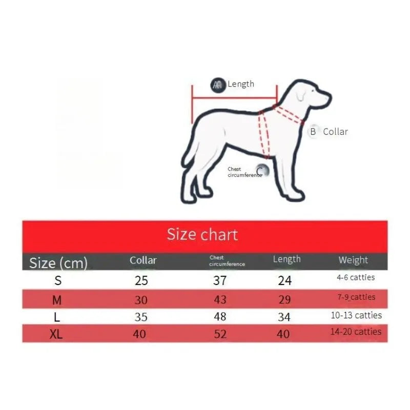 Household Goods Stripes Thickened Soft and Comfortable Pet Dog Clothes Winter Going Out Warm Dog Clothing Pet Supplies Festive Paws