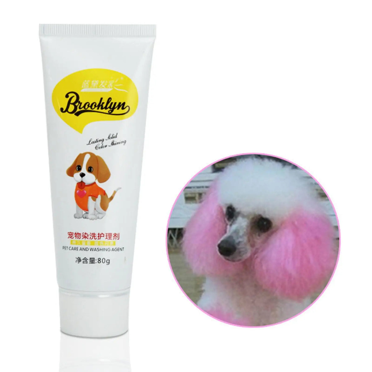 Dog Hair Dye Safely Grooming Lightweight Pet Care Professional Hair Dye Coloring Festive Paws