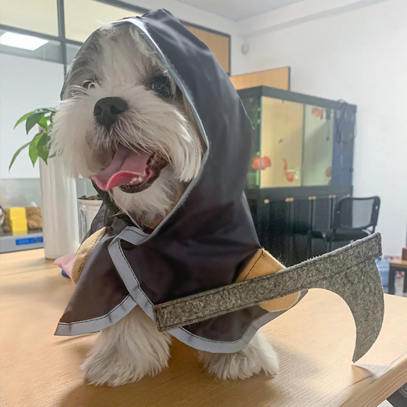 Cat Grim Reaper Cloak Halloween Costume Small Dogs Cat Costumes Cape Puppy Festival Cute Costume Outfits Halloween Poncho Festive Paws