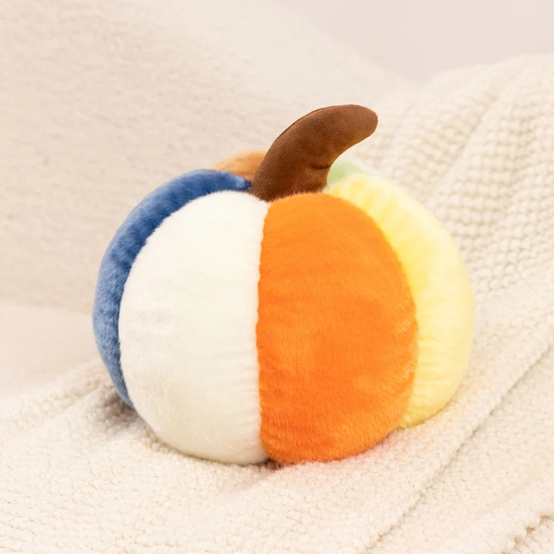 Fun Cute Halloween Orange Pumpkin Plush Toy Pillow Bat Ghost House Vampire Plush Toy Home Decoration Gift For Children Festive Paws