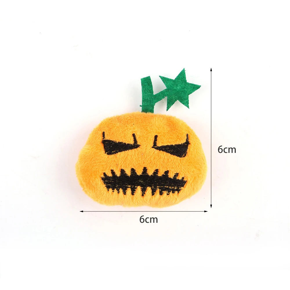 20 Styles Assorted Halloween Cat Toy Accessories Set Multiple Plush Interactive Cat Wand Spider Feather Pet Toys Festive Paws