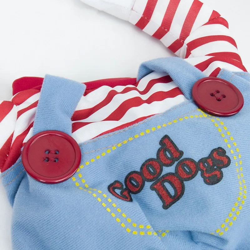 Funny Pet Dog Cosplay Clothes Novelty Puppy Halloween Costumes Sweatshirt Christmas Festival Party Outfit Pet Dress Dog Coat Festive Paws