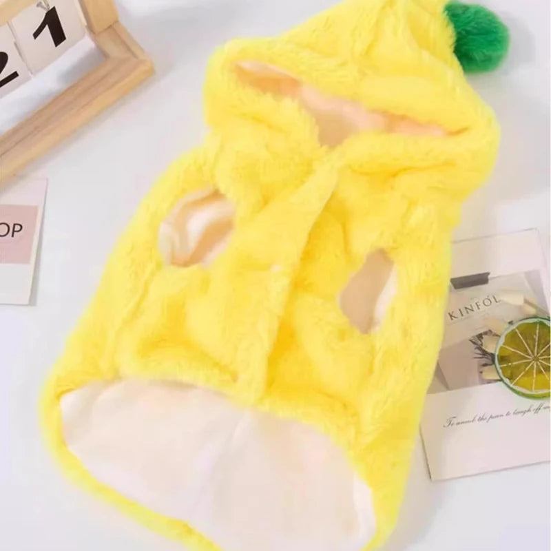 Hooded Banana Costume Dog / Cat