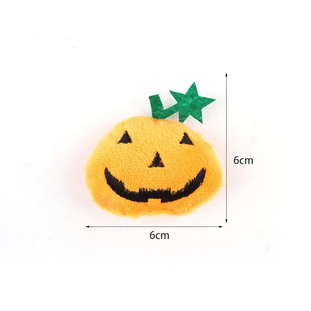 20 Styles Assorted Halloween Cat Toy Accessories Set Multiple Plush Interactive Cat Wand Spider Feather Pet Toys Festive Paws