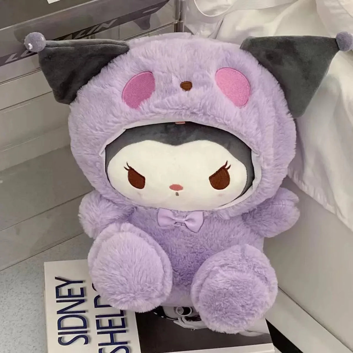 -2026 New Kawaii 25cm Sanrio Plush Toy Jade Dog Kuromi Dressing Doll Doll Plush Toy Stuffed Animal Patung Dolls Birthday Gift Festive Paws