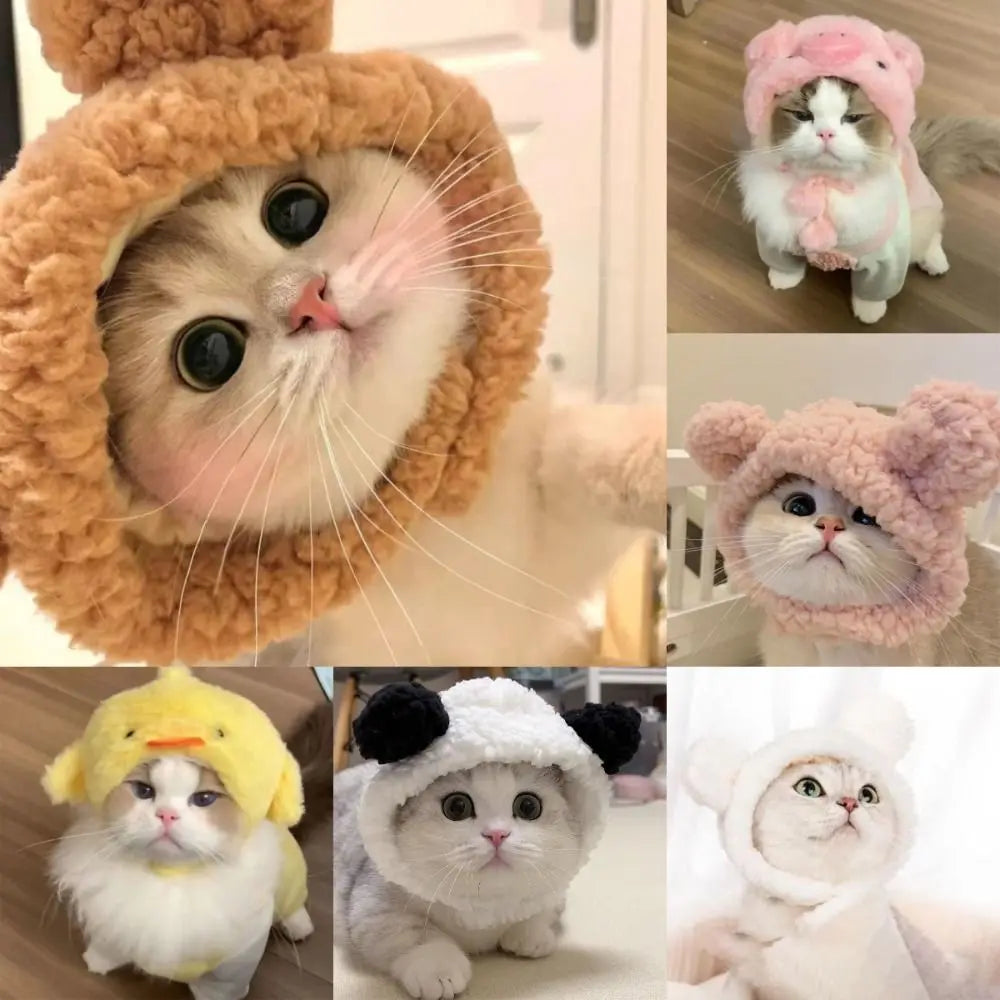 Plush Pig style - Cat Hat Festive Paws